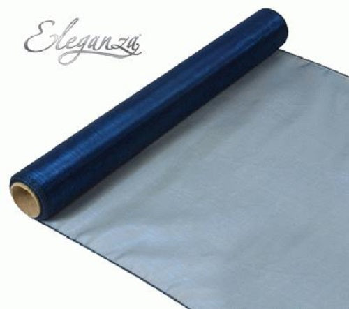 40cm x 9m Woven Edge Organza -Teal