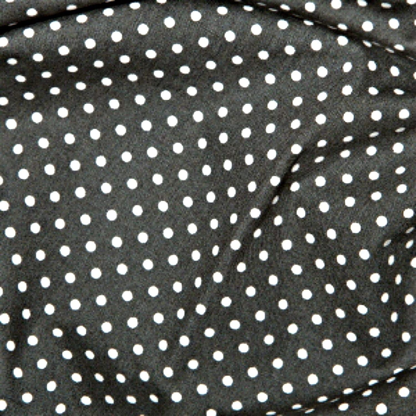 1 Metre 3mm Polka Dot 100% Cotton Poplin Fabric x 112cm wide - Grey
